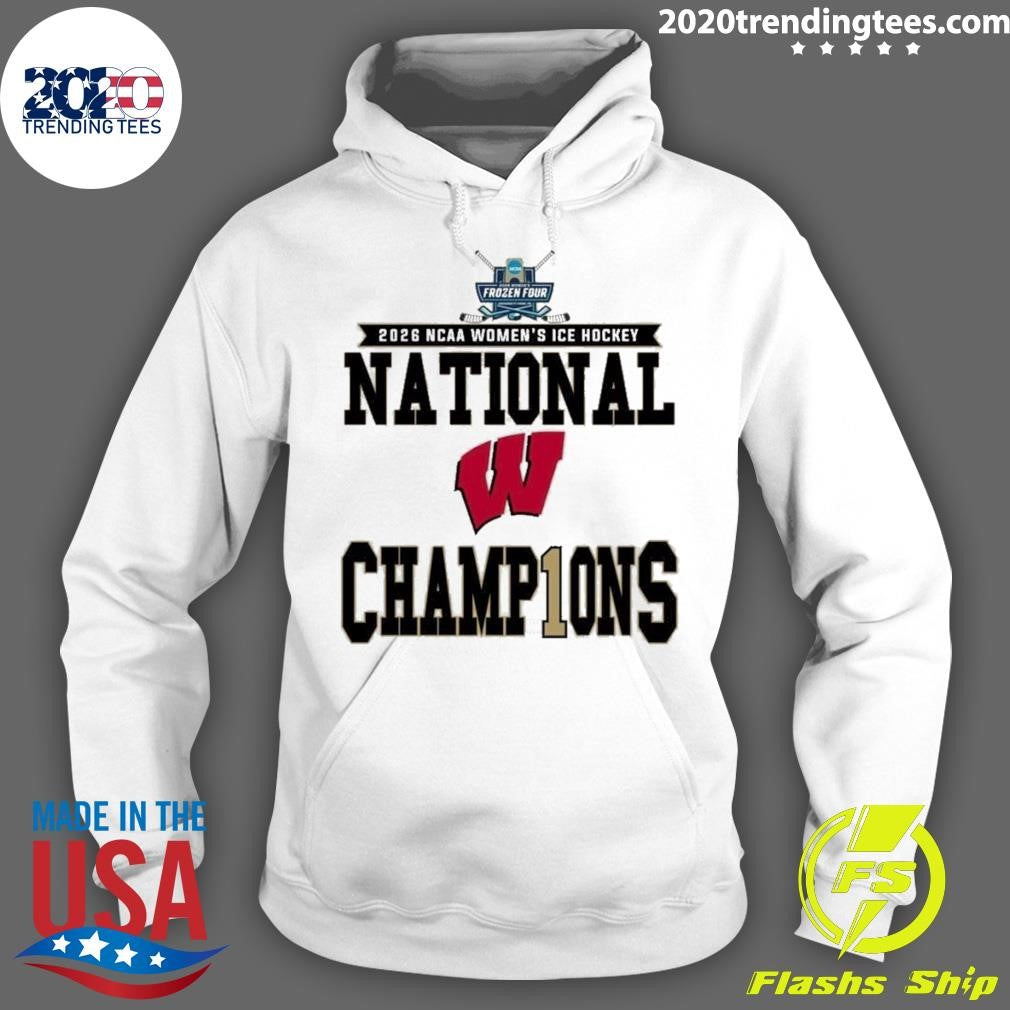 Wisconsin Badgers Women’s Ice Hockey 2026 National Champions Locker Room Shirt