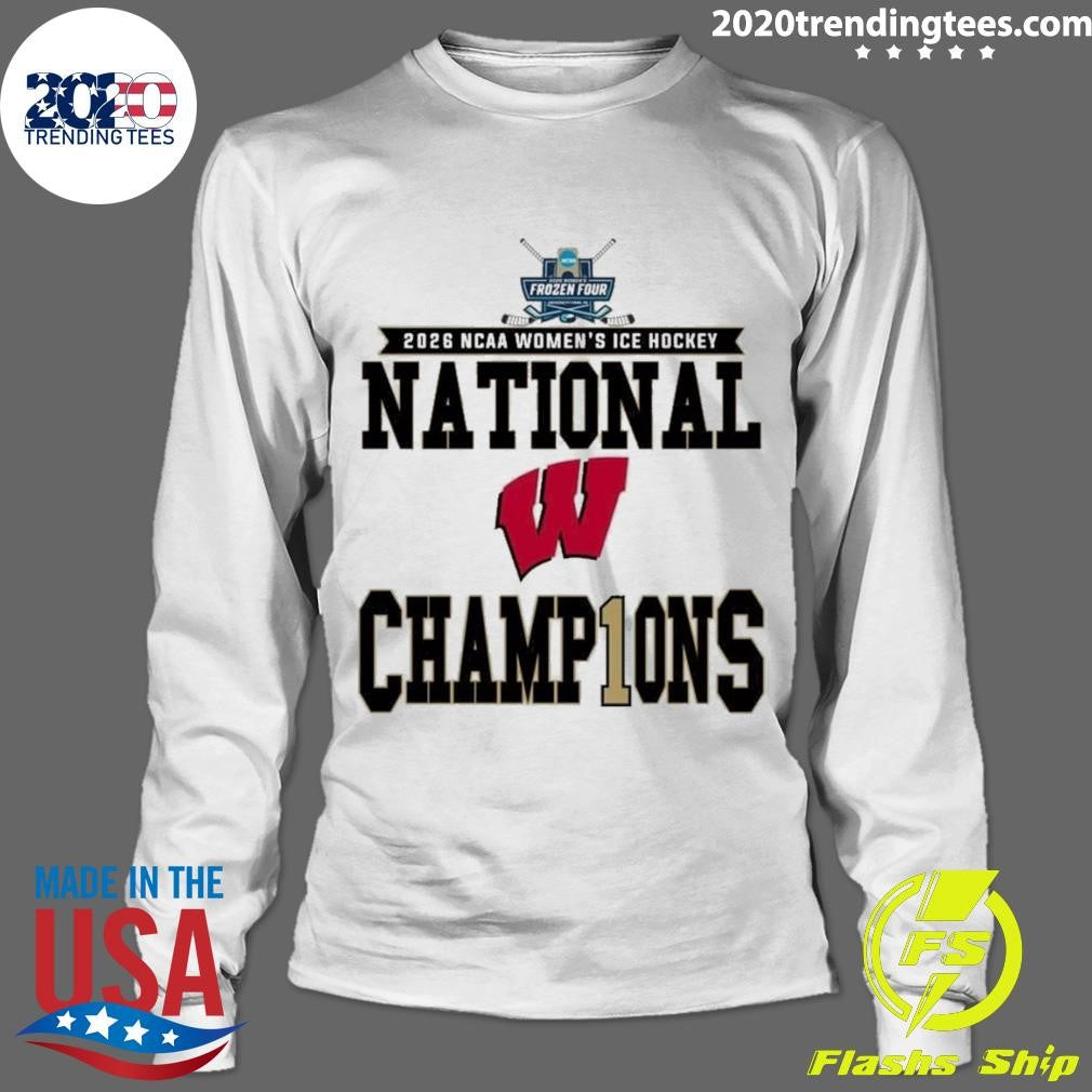 Wisconsin Badgers Women’s Ice Hockey 2026 National Champions Locker Room Shirt