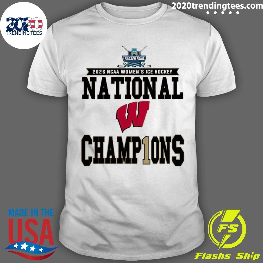 Wisconsin Badgers Women’s Ice Hockey 2026 National Champions Locker Room Shirt