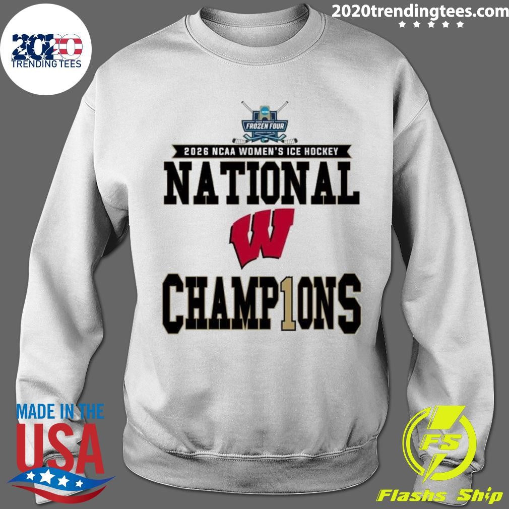 Wisconsin Badgers Women’s Ice Hockey 2026 National Champions Locker Room Shirt