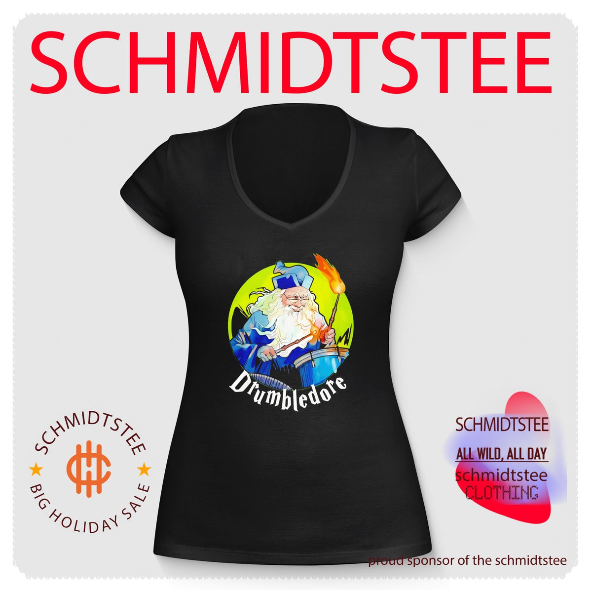 Wizard Drumbledore music cartoon shirt