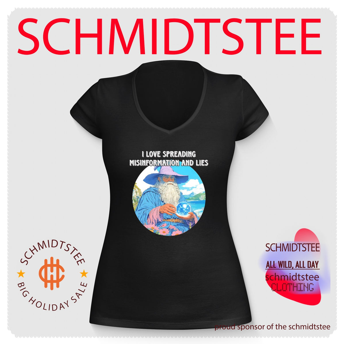 Wizard I love spreading misinformation and lies shirt