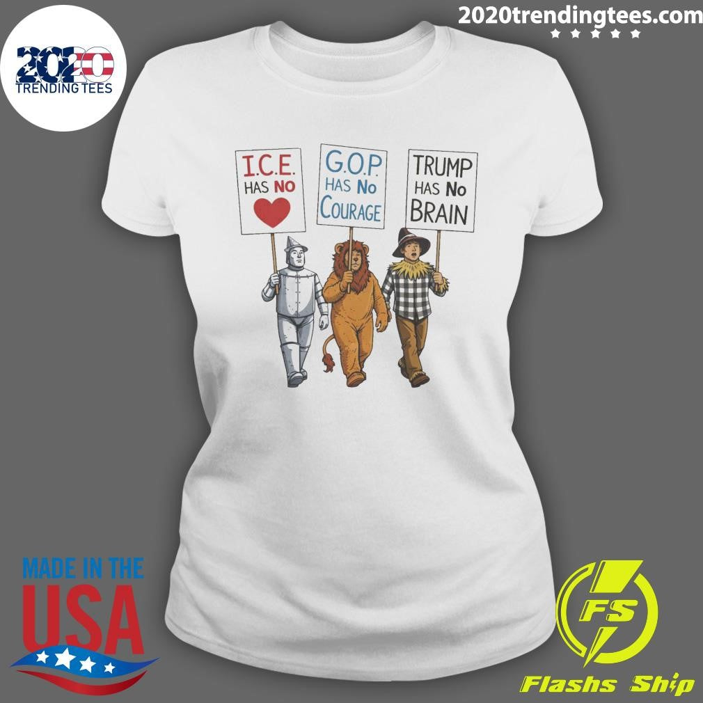 Wizard Of Oz Protestors No Heart No Courage No Brain No Kings Shirt
