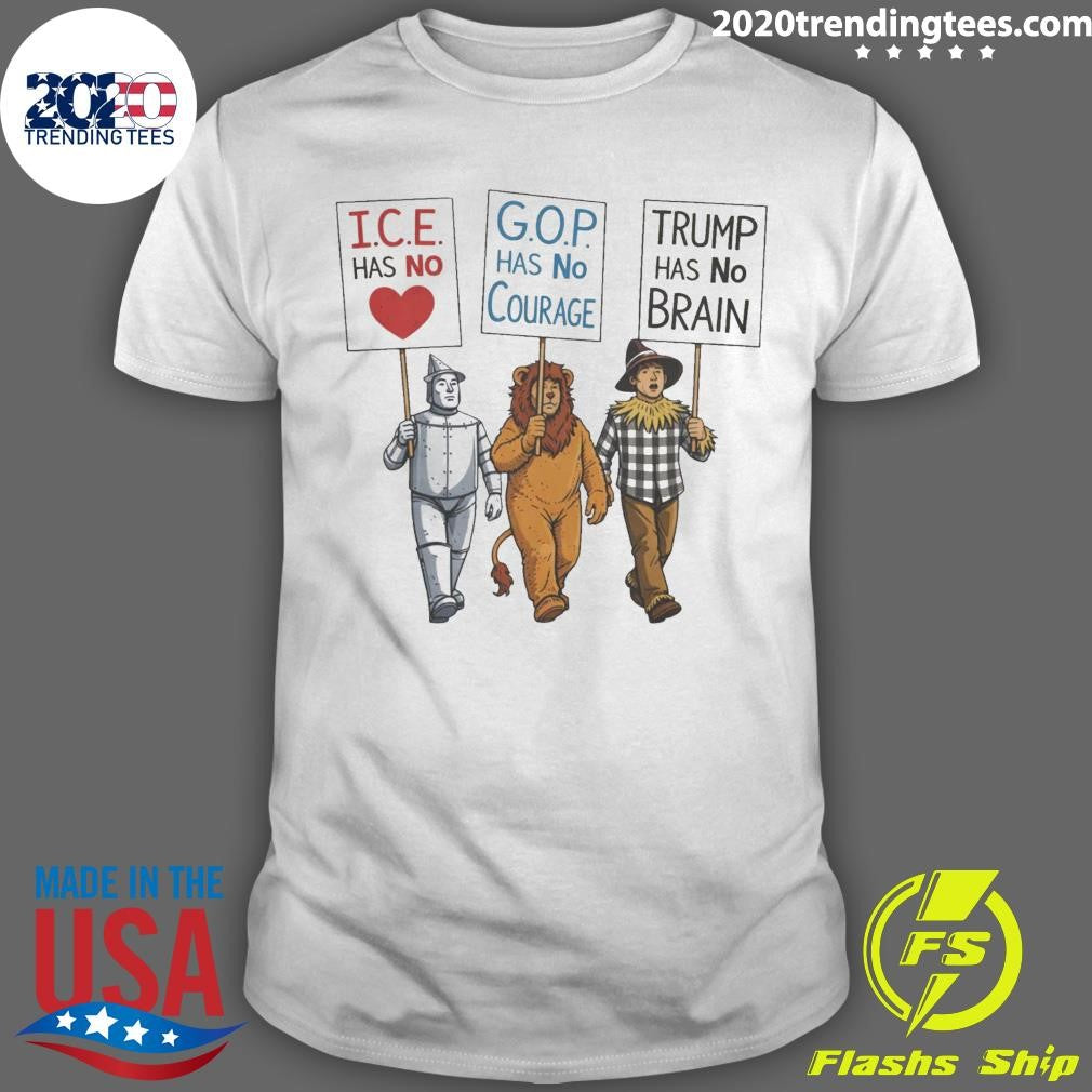 Wizard Of Oz Protestors No Heart No Courage No Brain No Kings Shirt
