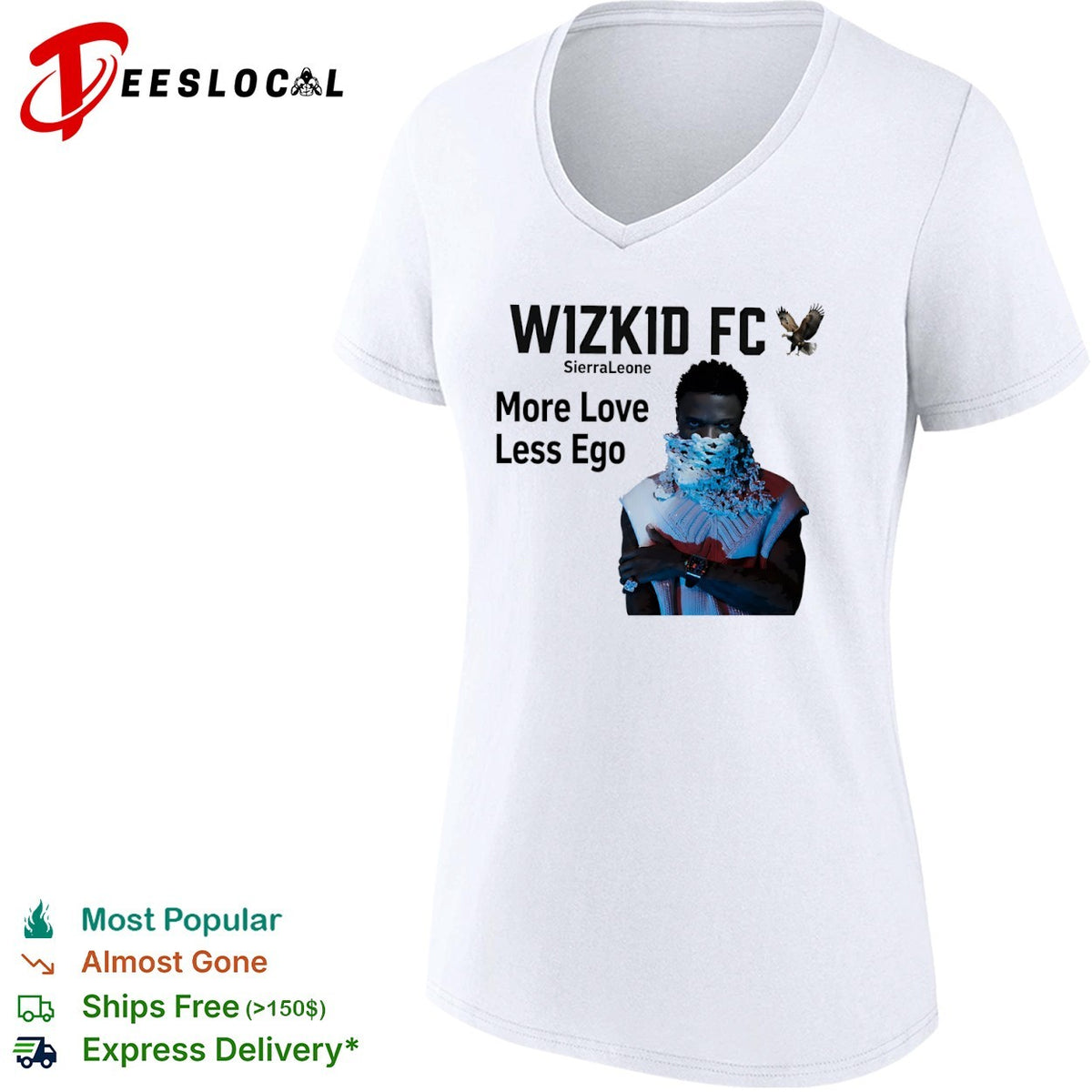 Wizkid FC Sierra Leone More Love Less Ego shirt