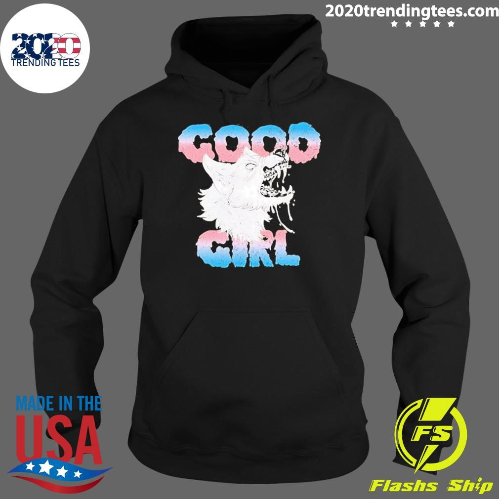 Wolf Good Girl Lgbt Pride Transparent Shirt