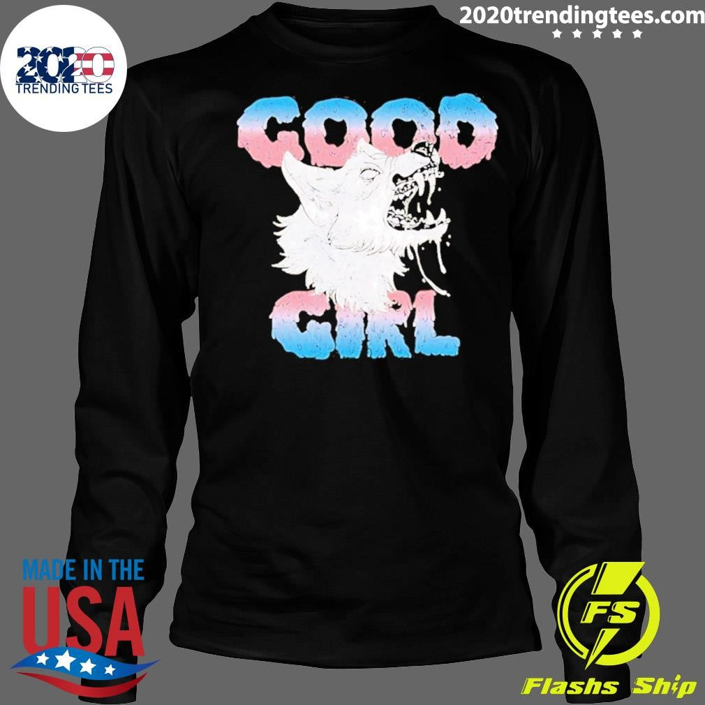 Wolf Good Girl Lgbt Pride Transparent Shirt