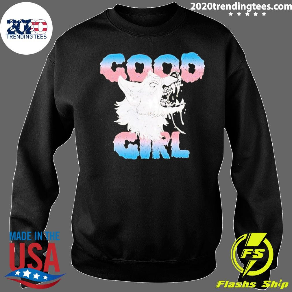 Wolf Good Girl Lgbt Pride Transparent Shirt