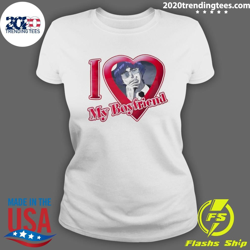Wolf Keum I Love My Boyfriend Shirt