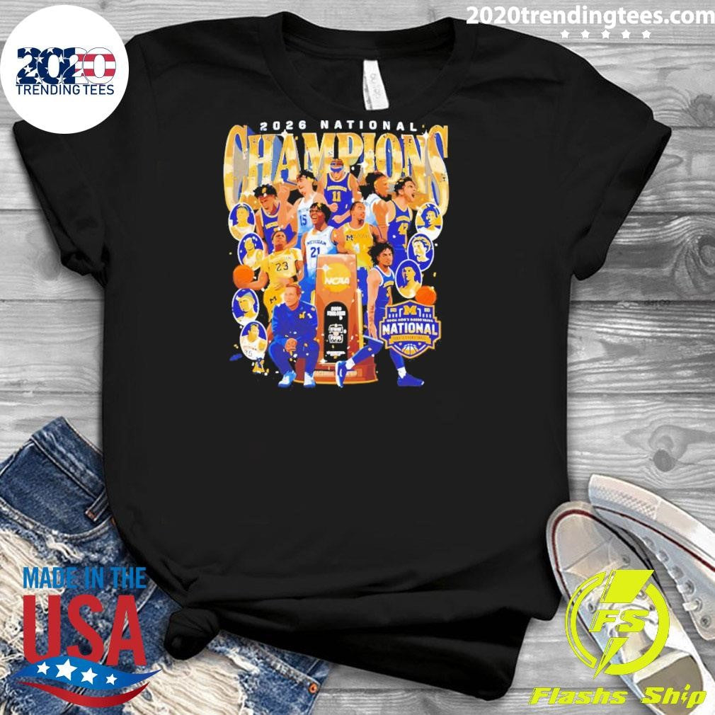 Wolverines 2026 National Champions Ncaa College Basketball Fan Shirt
