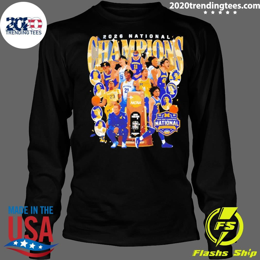 Wolverines 2026 National Champions Ncaa College Basketball Fan Shirt