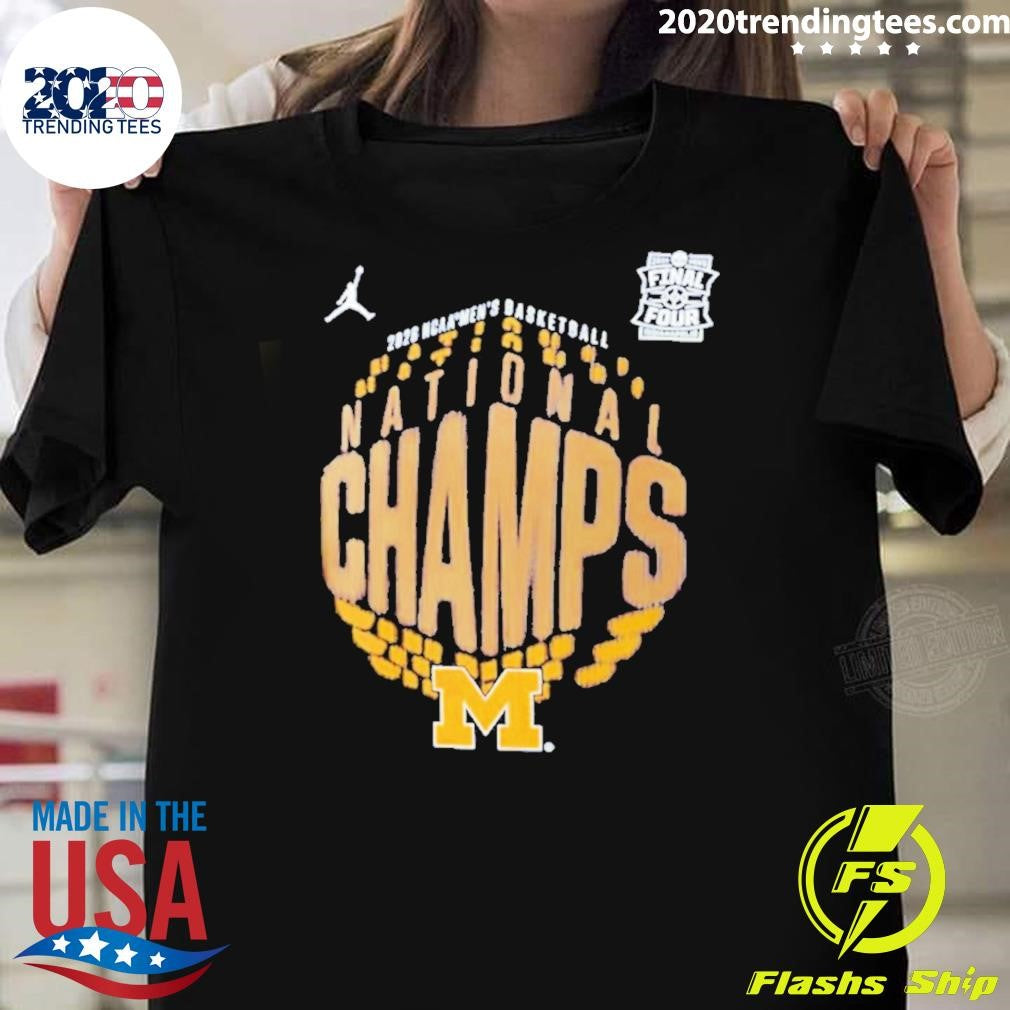 Wolverines 2026 Ncaa Men’s Basketball National Champions Locker Room Shirt