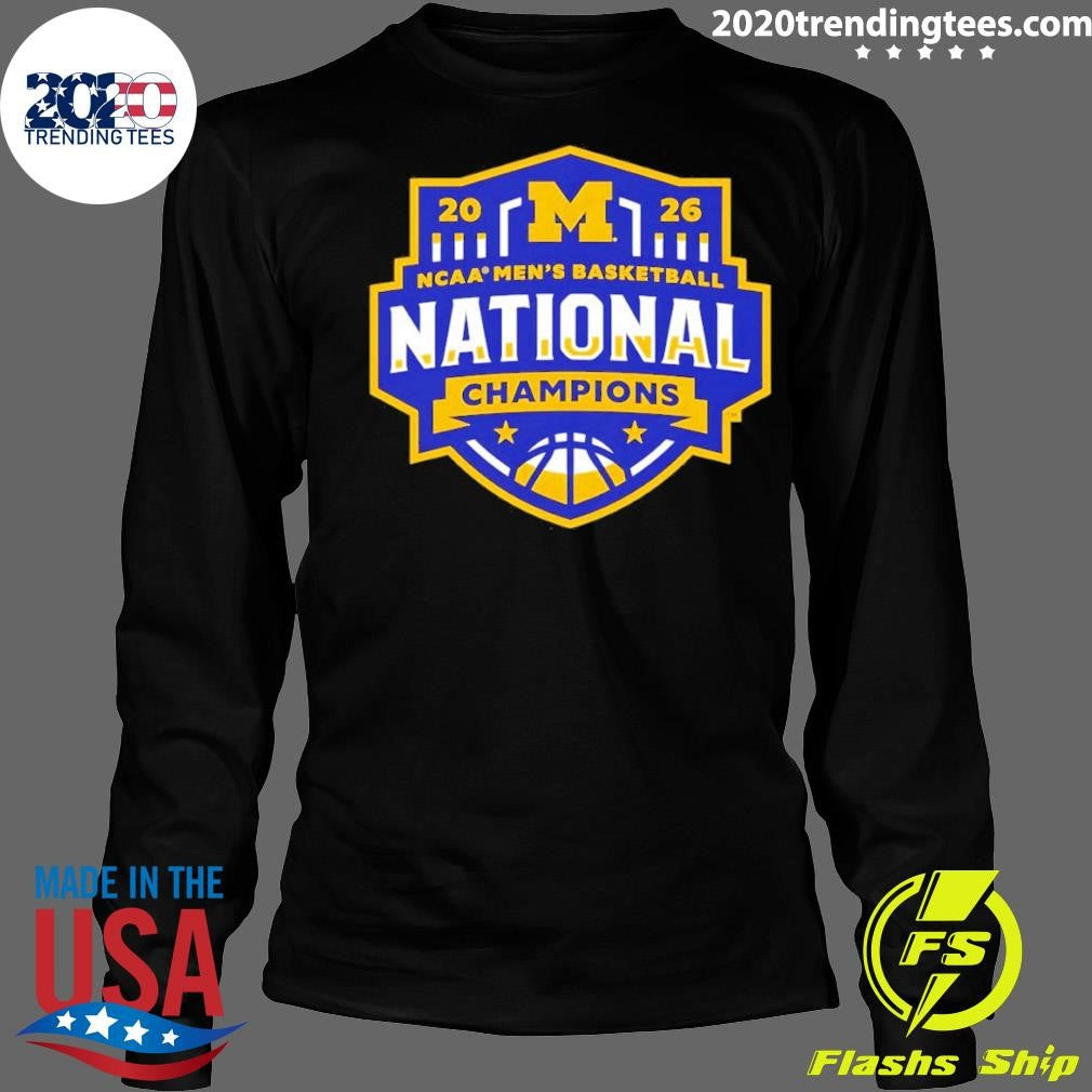 Wolverines Ncaa Men’s Basketball National Champions 2026 Go Blue Shirt