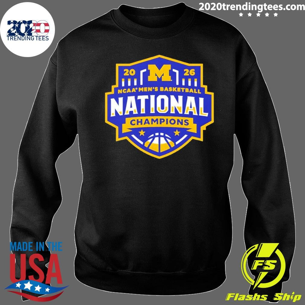 Wolverines Ncaa Men’s Basketball National Champions 2026 Go Blue Shirt