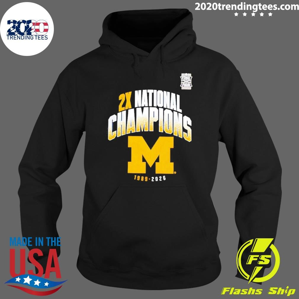Wolverines Two-time Ncaa Men’s Basketball National Champions Post Move 1989 2026 Shirt