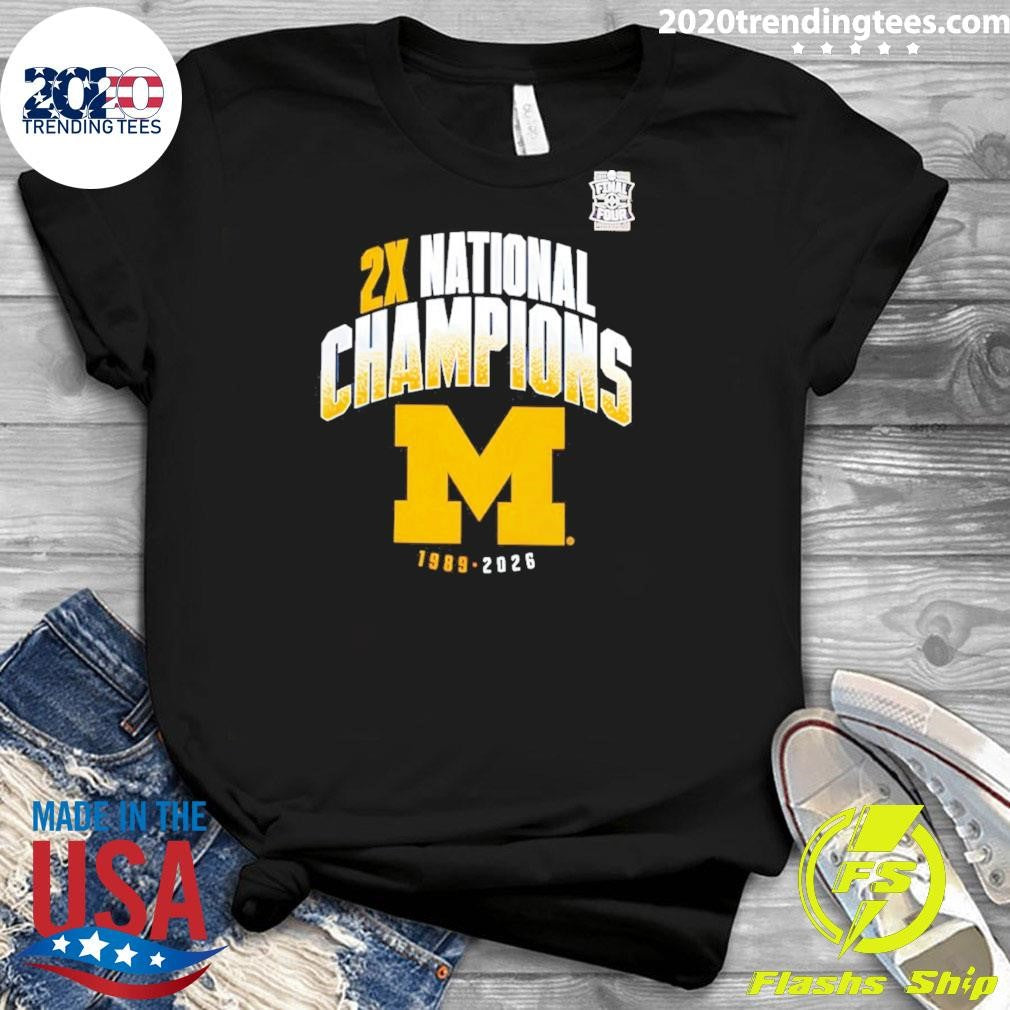 Wolverines Two-time Ncaa Men’s Basketball National Champions Post Move 1989 2026 Shirt