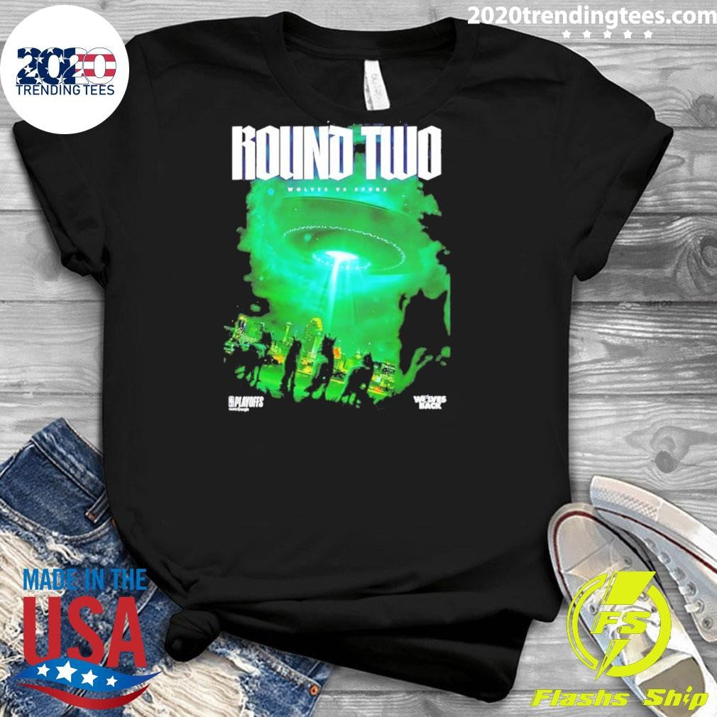 Wolves Vs Spurs Rolino Two 2026 Nba Playoffs Shirt