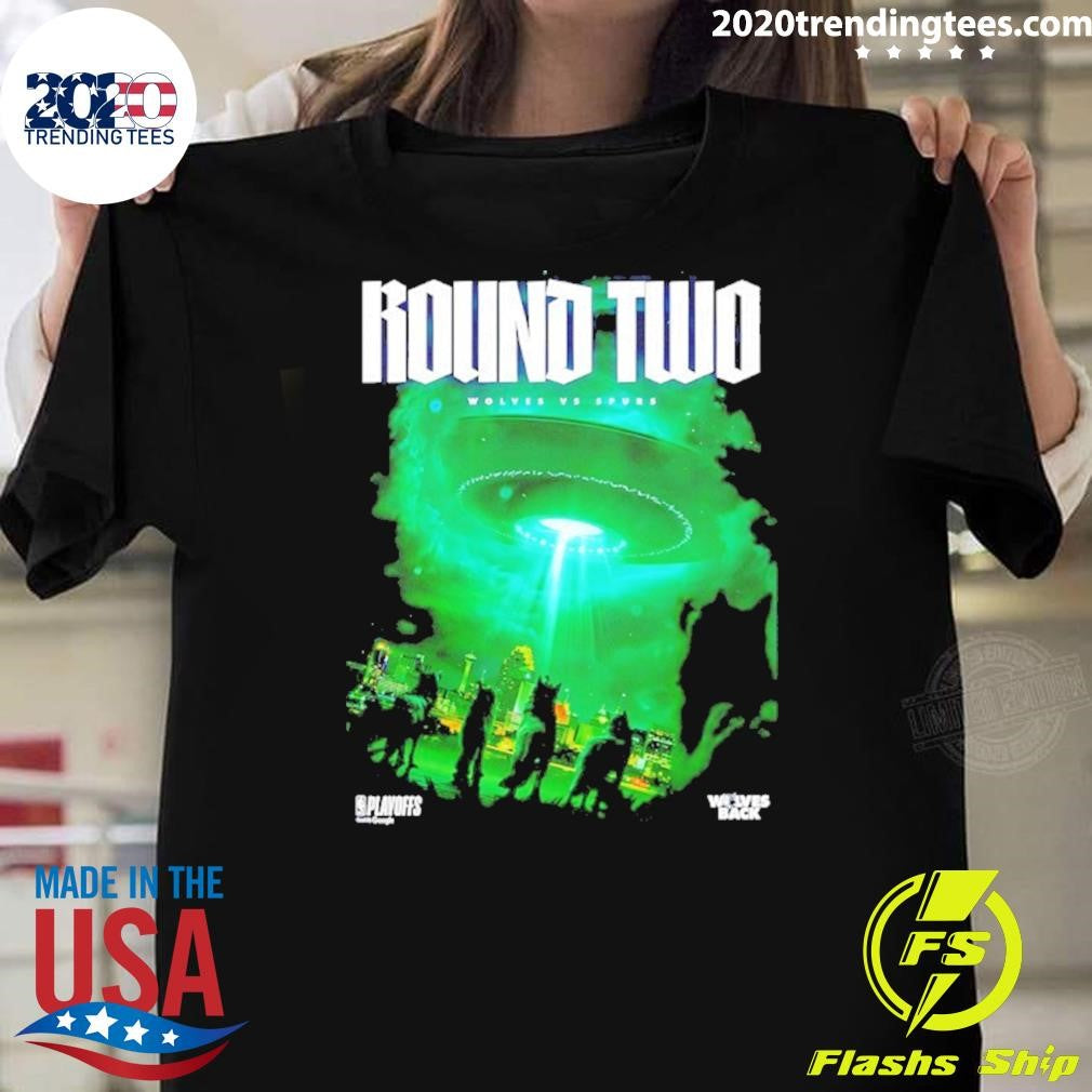 Wolves Vs Spurs Rolino Two 2026 Nba Playoffs Shirt