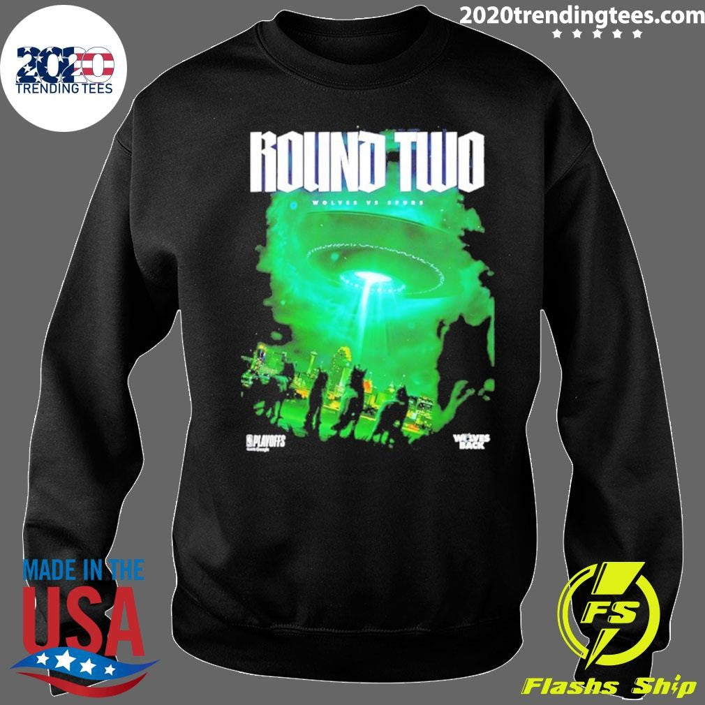 Wolves Vs Spurs Rolino Two 2026 Nba Playoffs Shirt