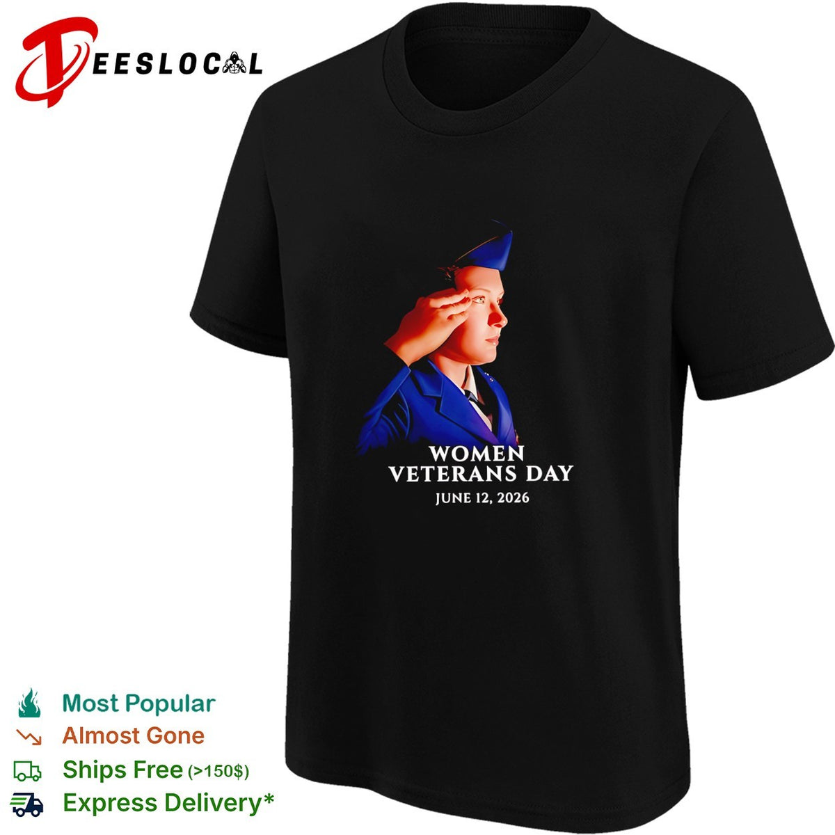 Women Veterans Day 2026 honoring the women who have made the ultimate sacrifice shirt