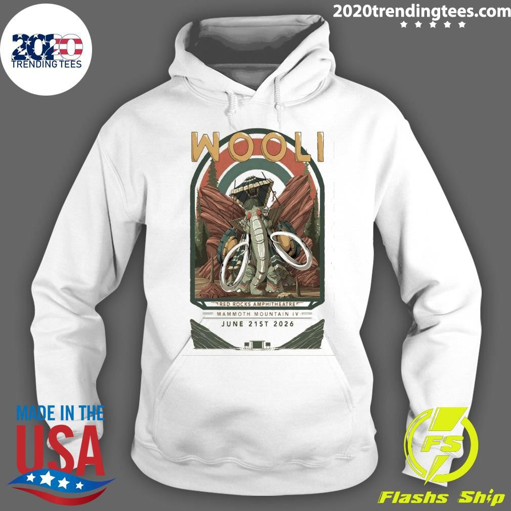 Wooli At Red Rocks Amphitheatre Μαmmοth Mountain IV June 21st 2026 Shirt