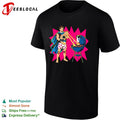 Woot superhero laser cat BBQ shirt