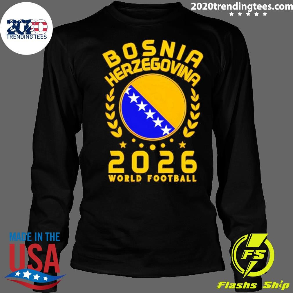 World Cup 2026 Bosnia And Herzegovina Football Fan Bosnia Supporter Shirt
