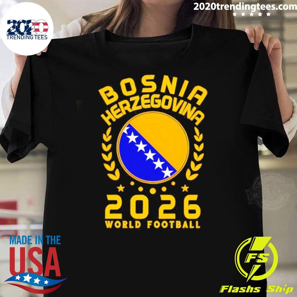 World Cup 2026 Bosnia And Herzegovina Football Fan Bosnia Supporter Shirt