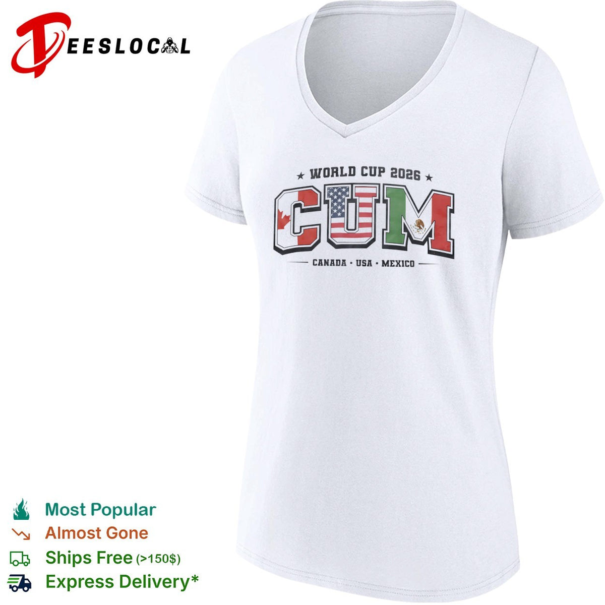 World Cup 2026 CUM Canada USA Mexico shirt
