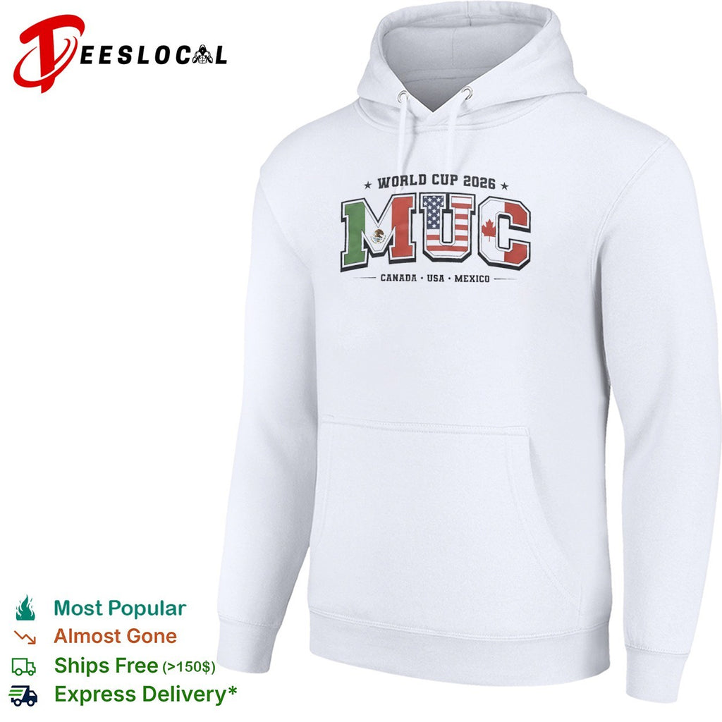 World Cup 2026 MUC Canada USA Mexico North American Soccer Tournament shirt