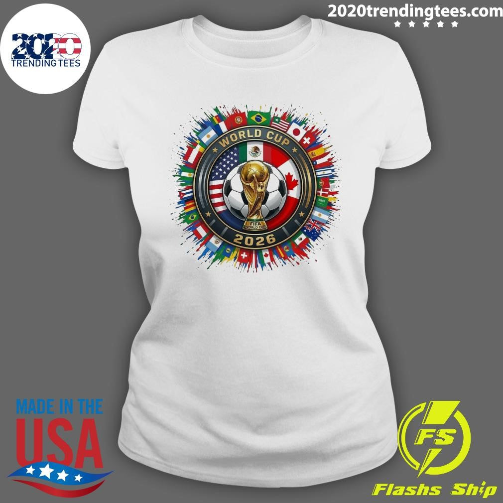 World Cup 2026 USA Soccer All country Flag Shirt