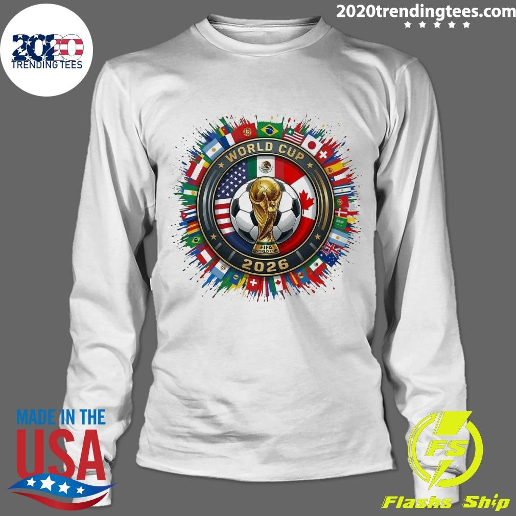 World Cup 2026 USA Soccer All country Flag Shirt