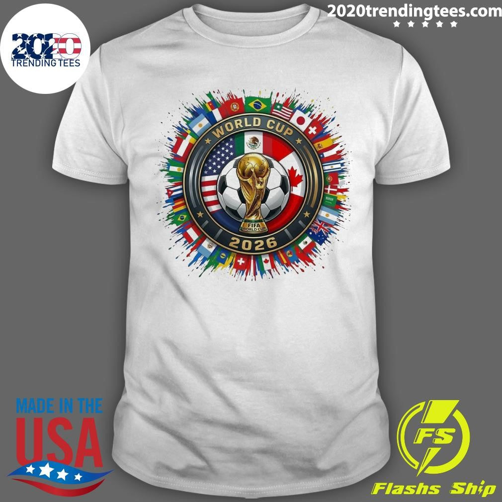 World Cup 2026 USA Soccer All country Flag Shirt