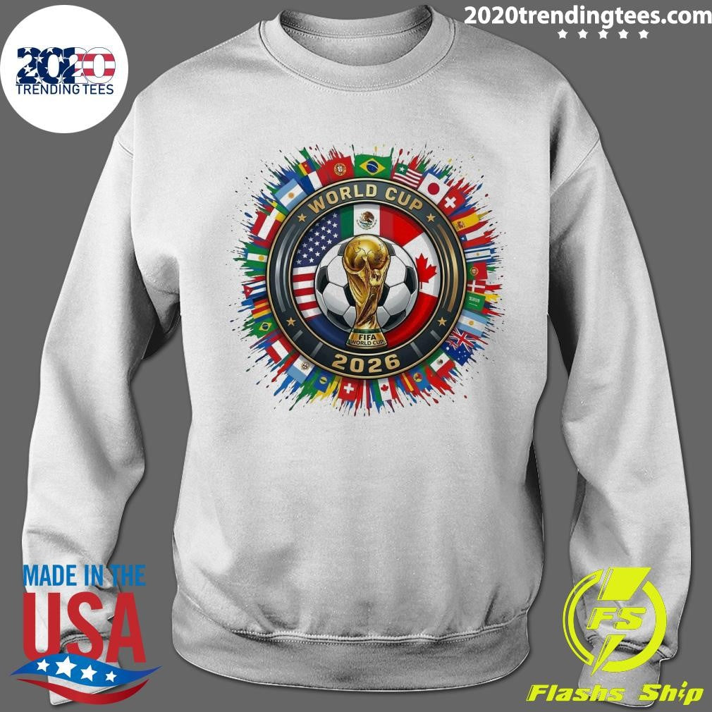 World Cup 2026 USA Soccer All country Flag Shirt