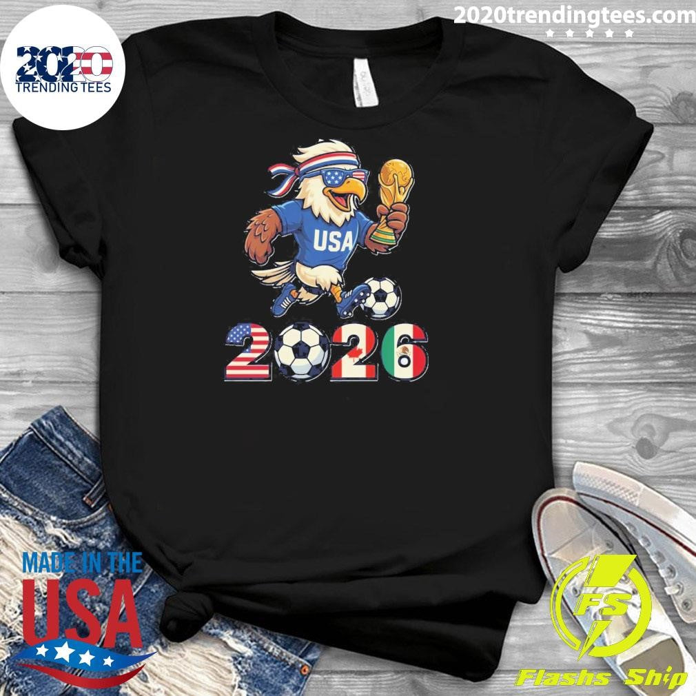 World Cup 2026 USA Soccer Eagle Tee FIFA Fan Gift Football Shirt