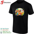 World Cup 2026 colorful explosion soccer ball poster shirt