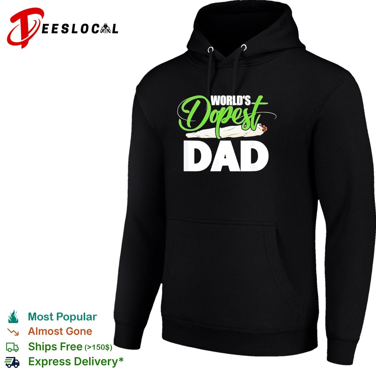 Worlds dopest dad smoker shirt