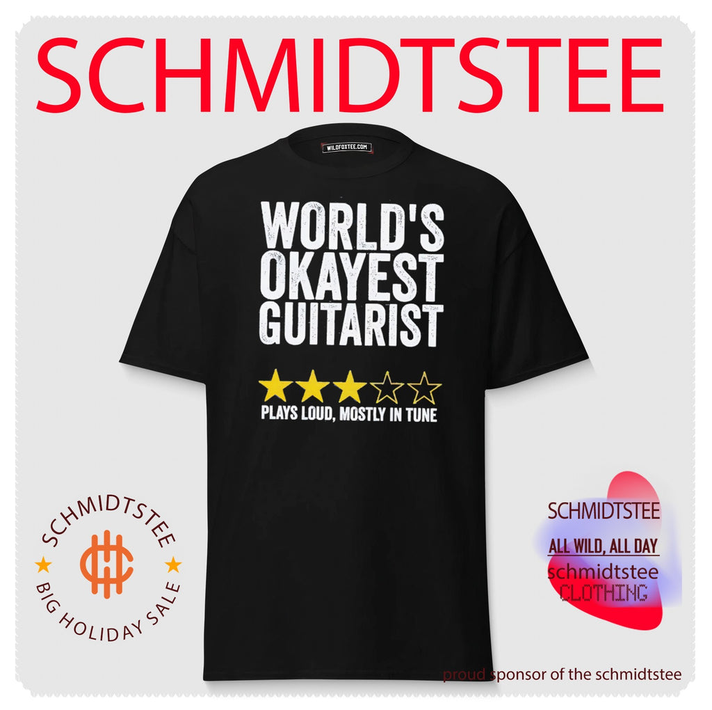 World’s okayest guitarist plays loud mostly in tune shirt