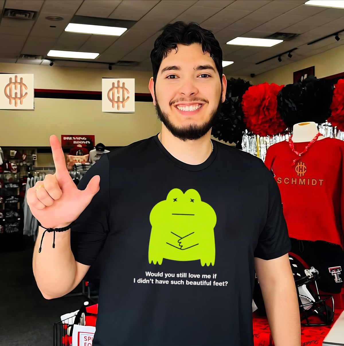 Would You Still Love Me If I Didn’t Have Such Beautiful Feet Frog shirt