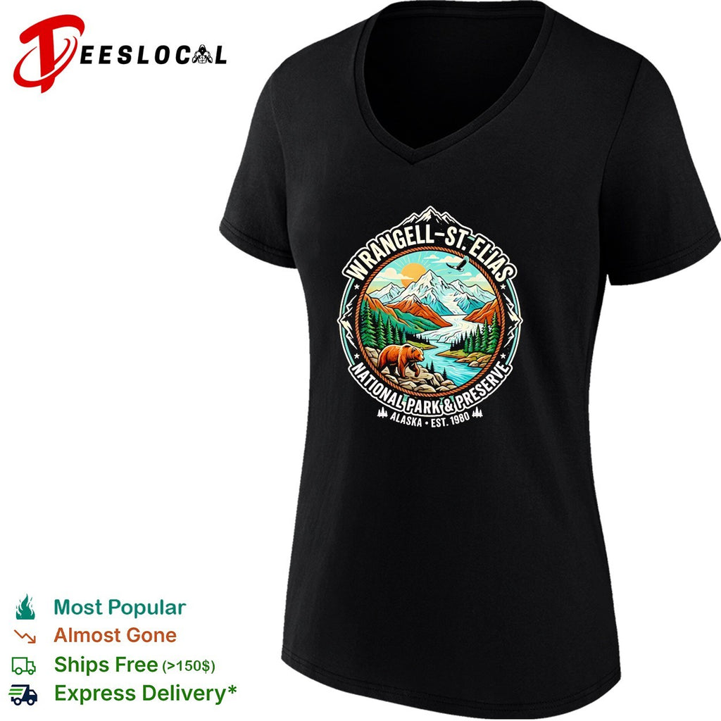 Wrangell St Elias National Park and Preserve Alaska Est 1980 Bear Mountain shirt