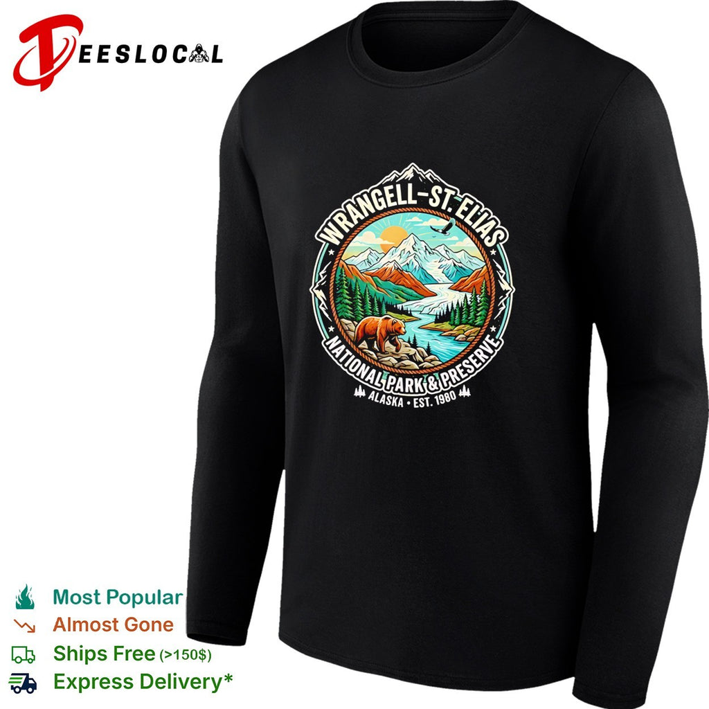 Wrangell St Elias National Park and Preserve Alaska Est 1980 Bear Mountain shirt