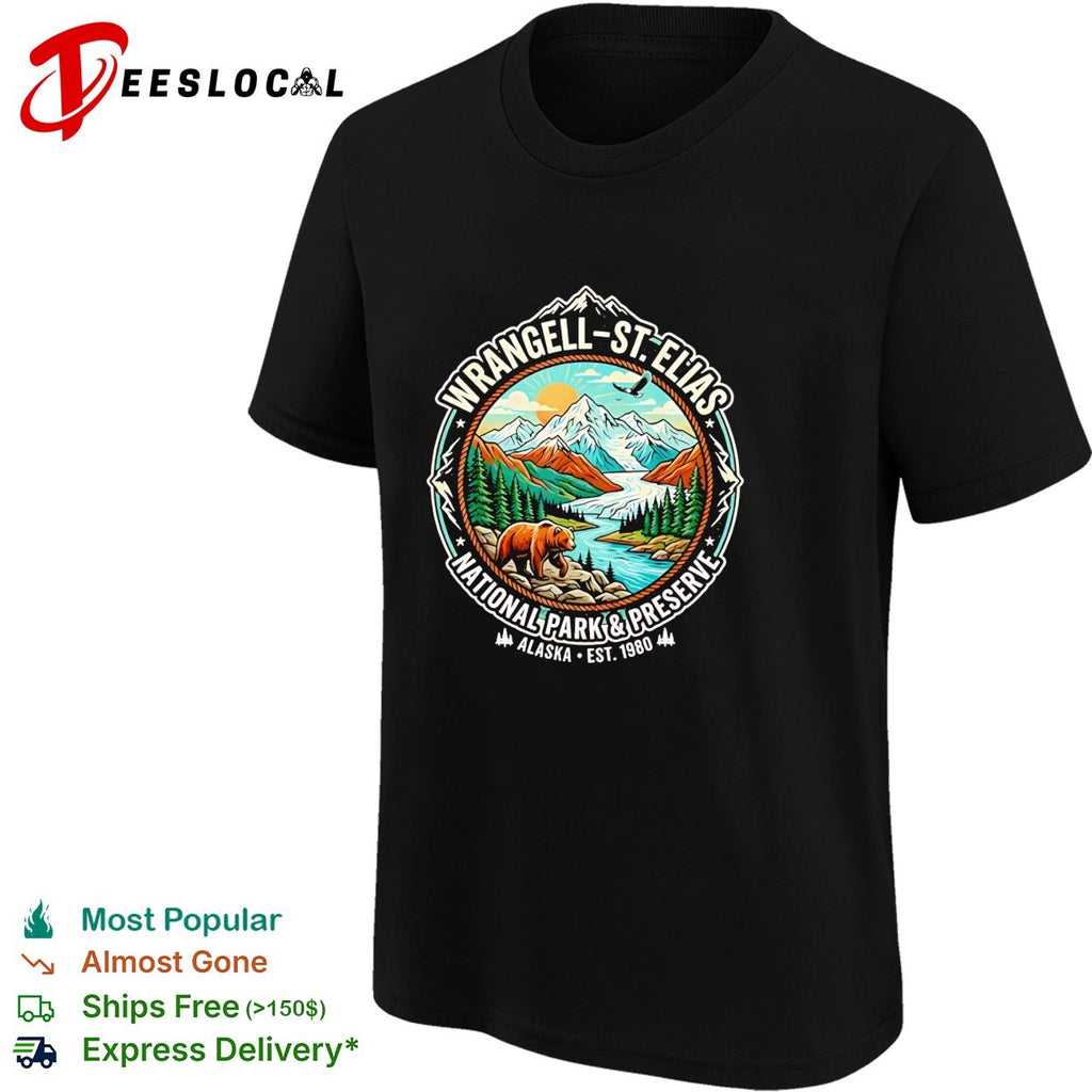 Wrangell St Elias National Park and Preserve Alaska Est 1980 Bear Mountain shirt