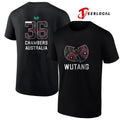Wu Tang Chambers Australia 25 years logo shirt