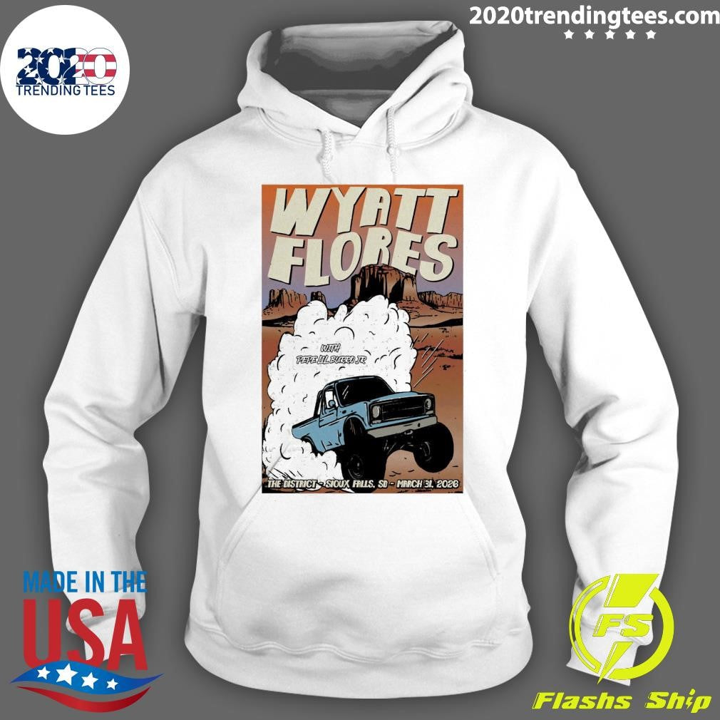 Wyatt Flores March 31 2026 In Sioux Falls, SD Tour Shirt