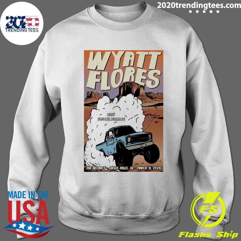 Wyatt Flores March 31 2026 In Sioux Falls, SD Tour Shirt