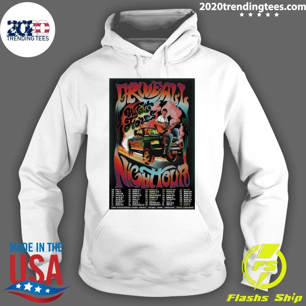 Wyatt Flores The Drive All Night Tour 2026 Shirt