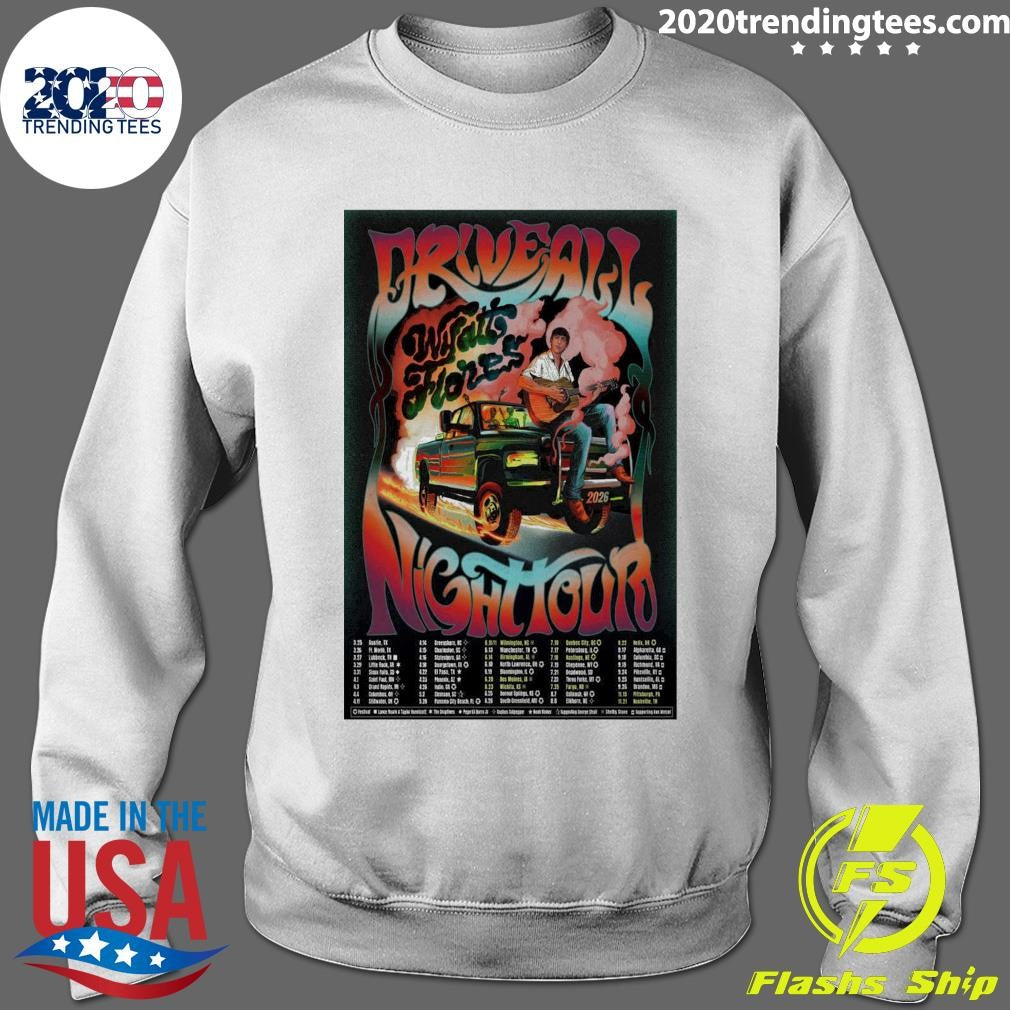 Wyatt Flores The Drive All Night Tour 2026 Shirt