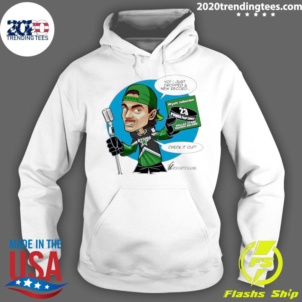 Wyatt Johnston Dallas Stars 23 Power-play Goals Shirt