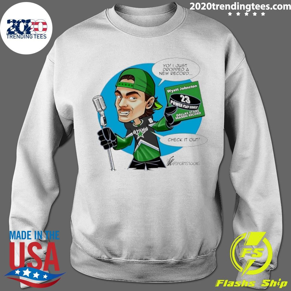 Wyatt Johnston Dallas Stars 23 Power-play Goals Shirt