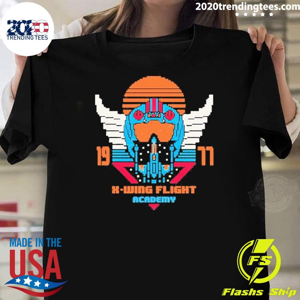 X-wing Flight Academy 1977 Rebel Pilot Pixel Shirt